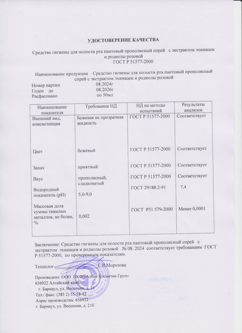 Паспорт №082024